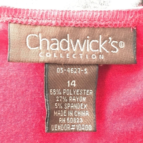 Chadwick's Wide Stripe Bell Sleeve Dress - Picture 7 of 8